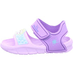 Silver Int Disney Girls' Sandals Frozen in Purple