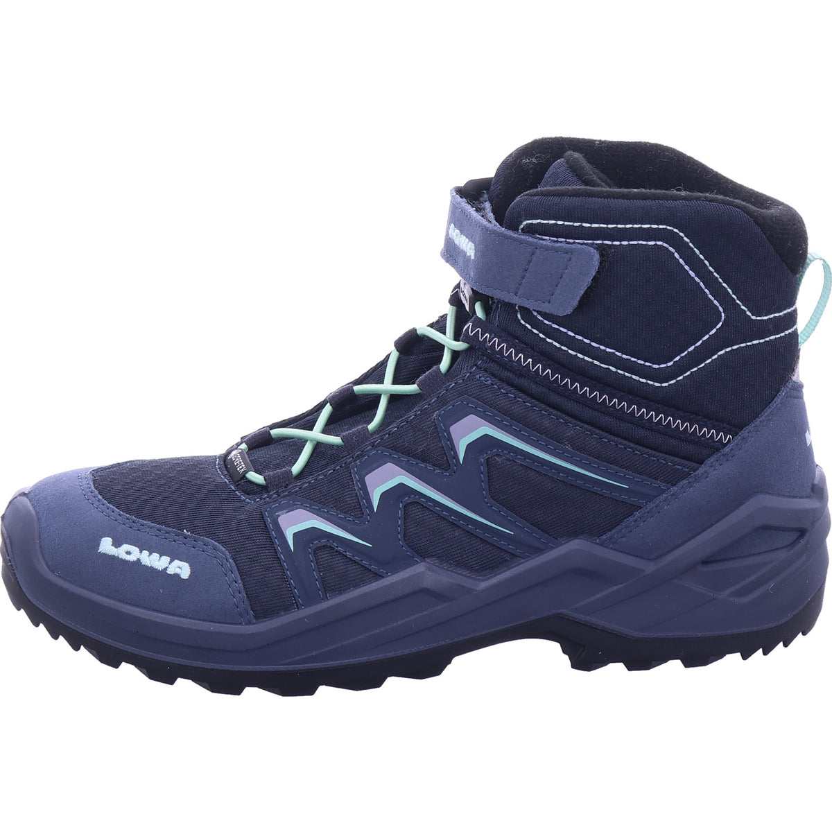 lowa Unisex - Kinder Wanderschuhe Maddox Warm Gtx Mid Jr in blau