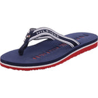 Tommy Hilfiger Dámské pantofle Th Webbing Summer Sandal v modré barvě
