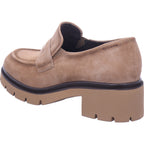 Tamaris Damen Slipper  in hell-braun
