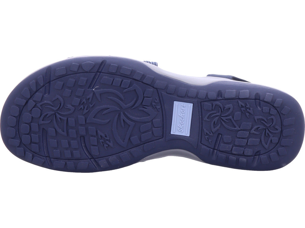 SKECHERS Dámské sandály v modré barvě
