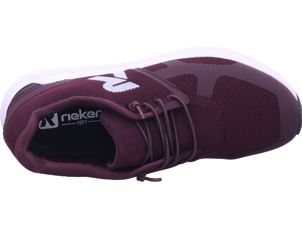 Rieker women's sneakers in red