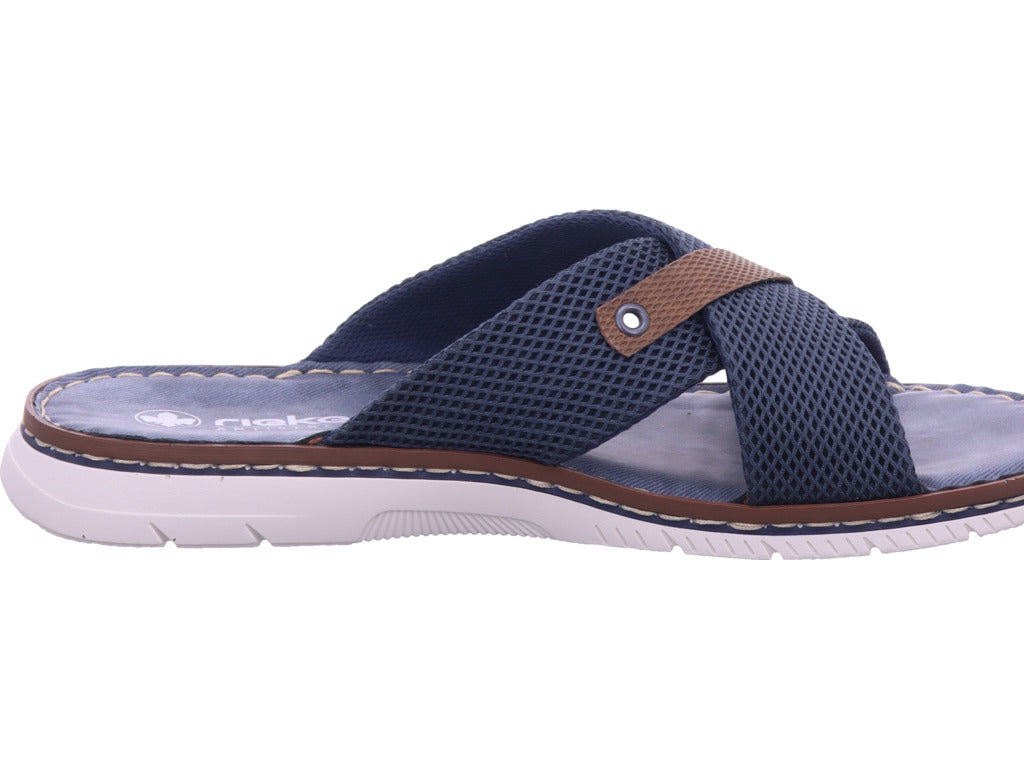 Rieker Men's Mules, Men's Sandals in Blue