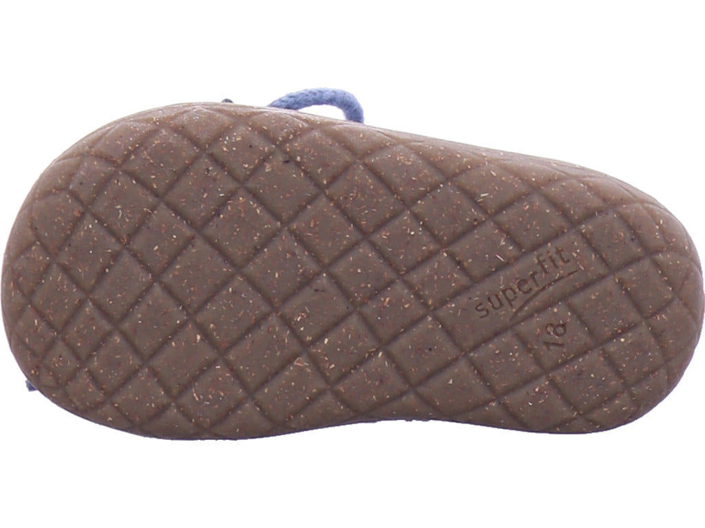 Superfit Unisex - Kinder Halbschuh Stiefelette Leder \ Saturnus in blau