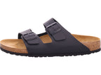 Birkenstock Herren Pantolette Arizona in schwarz