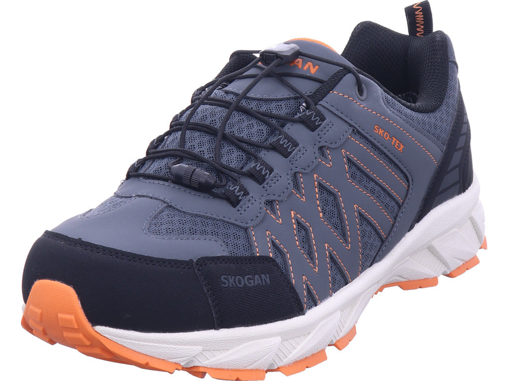 Pánské turistické boty Skogan v šedé barvě