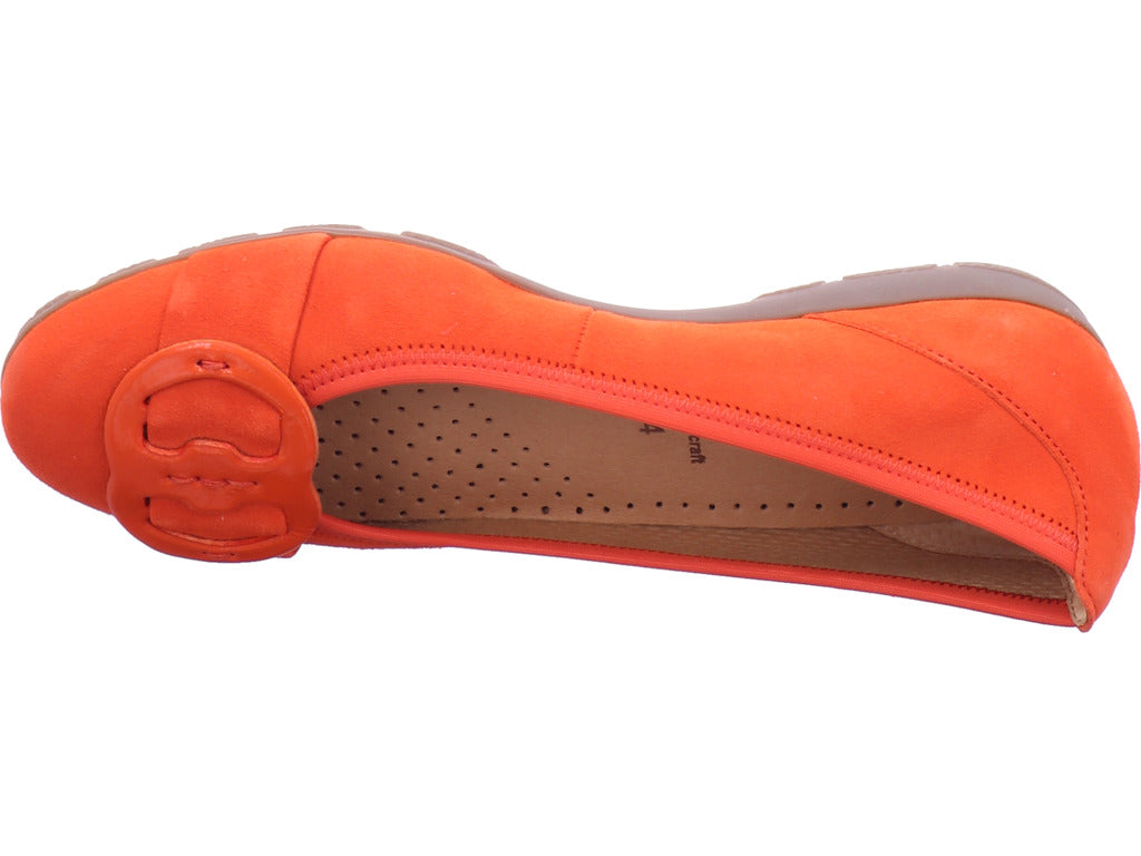 Gabor Women's Ballerinas in Orange