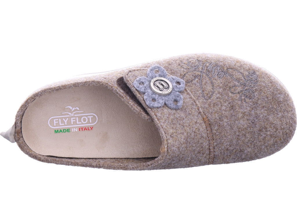Fly Flot Damen Hausschuh  in beige