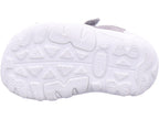 Superfit Jungen Sandalette Sandale Leder \ Flow in grau