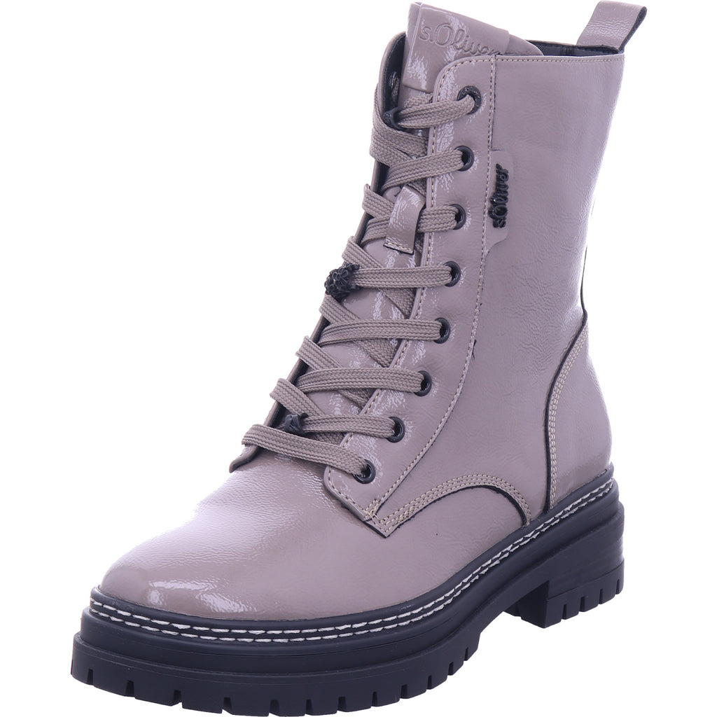 s.Oliver Damen Stiefelette  in sand-taupe