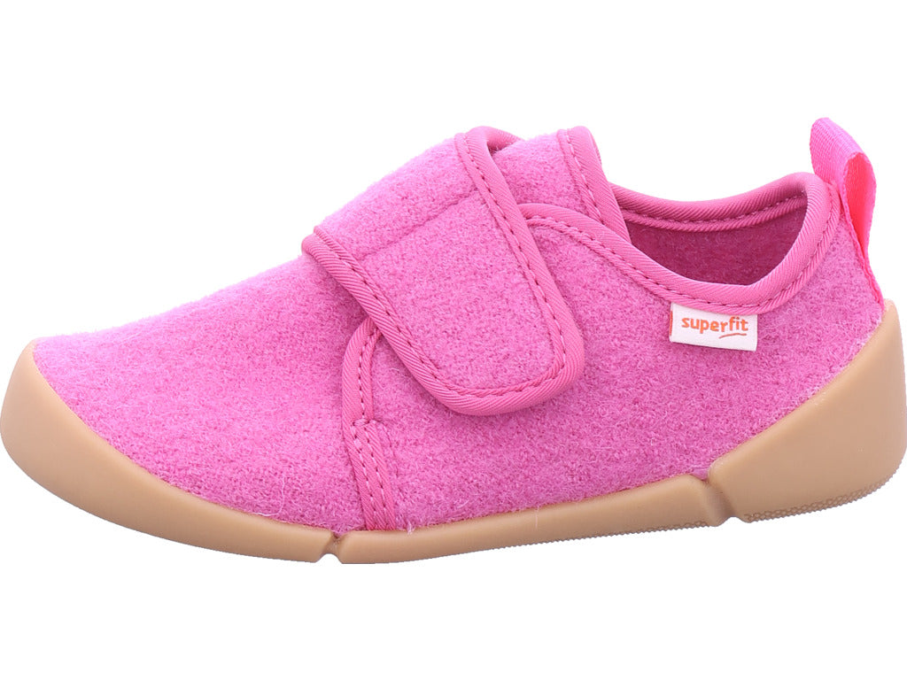 Superfit Girls' Textile Slipper \ Venti in red