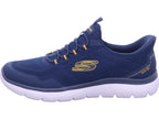 SKECHERS men's slippers in blue