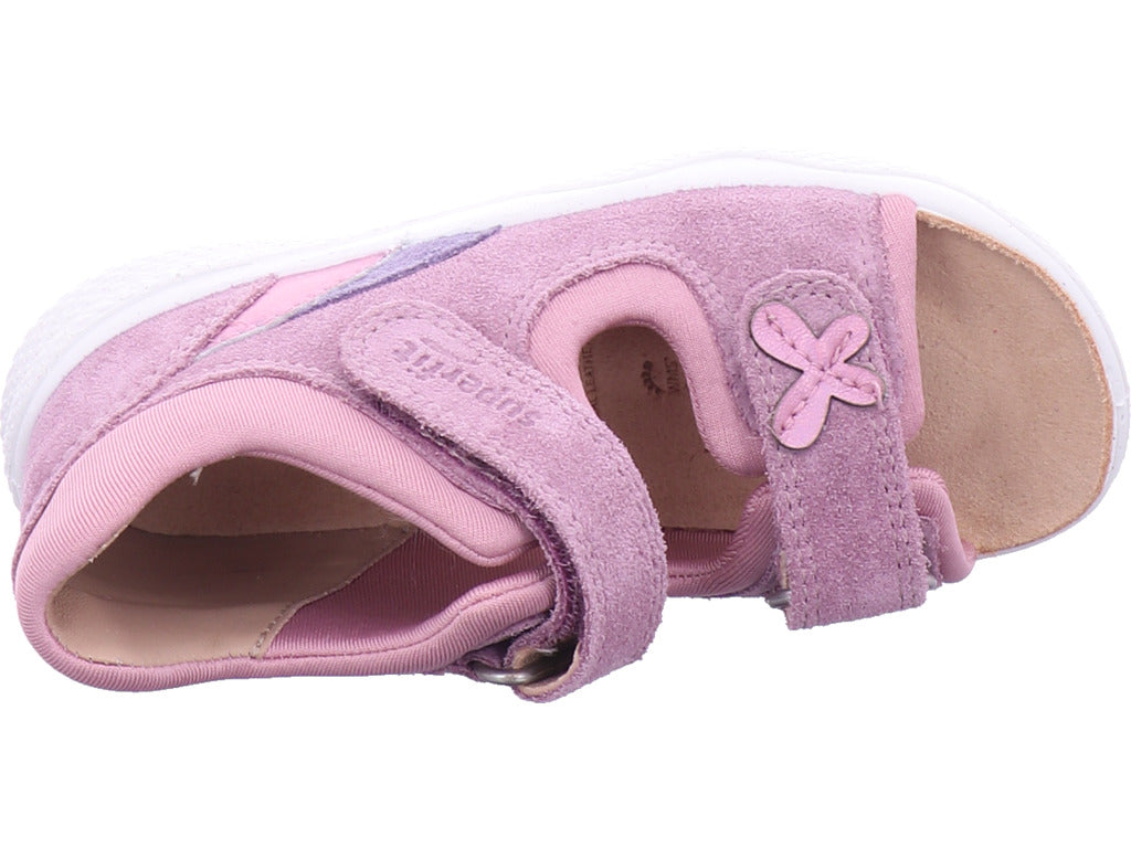 Superfit Mädchen Sandalette Sandale Leder \ Polly in lila