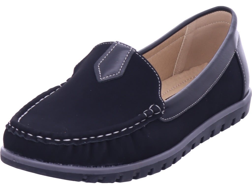 Shoe-world Women's Slippers in Black