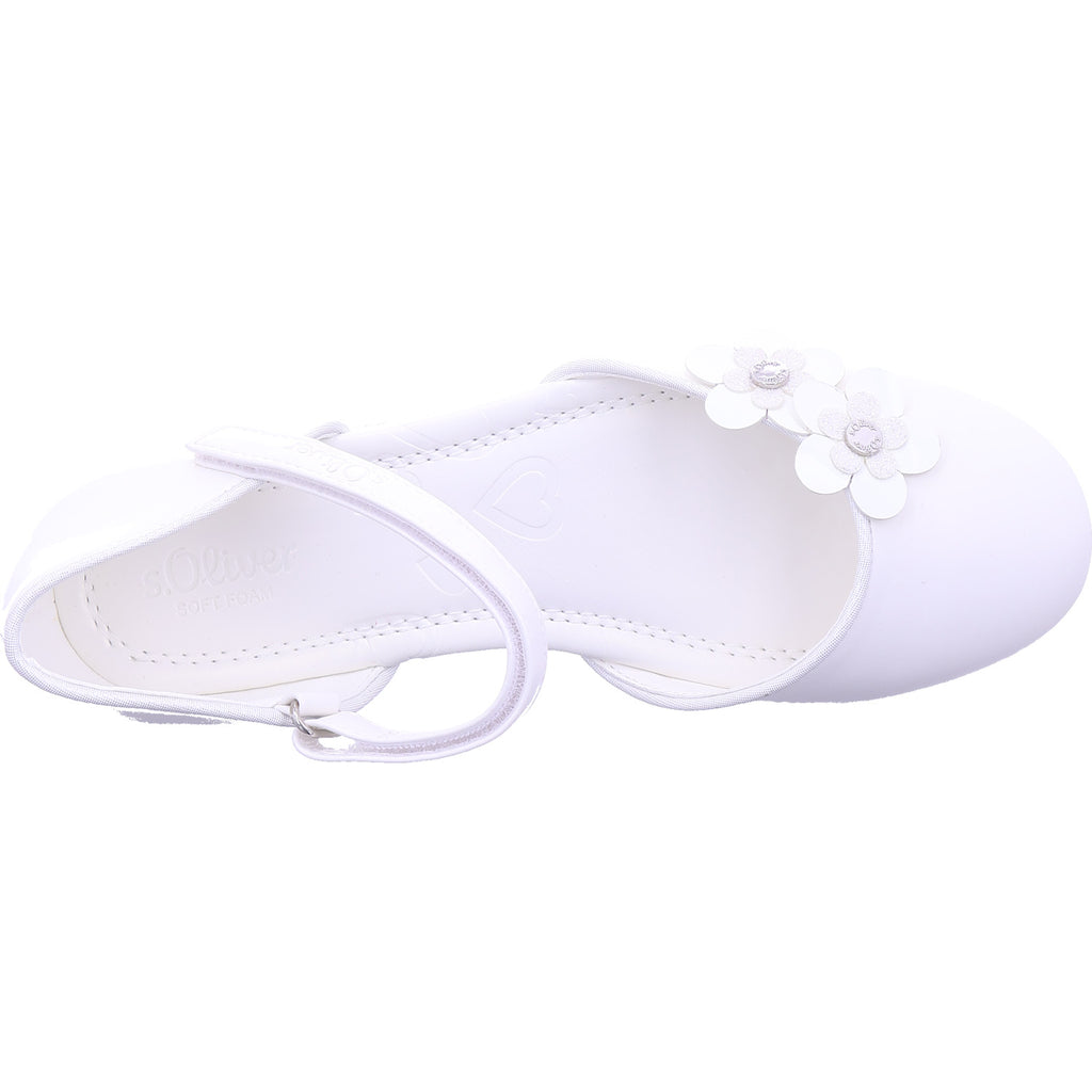 s.Oliver Girls' Ballerina Flats in white