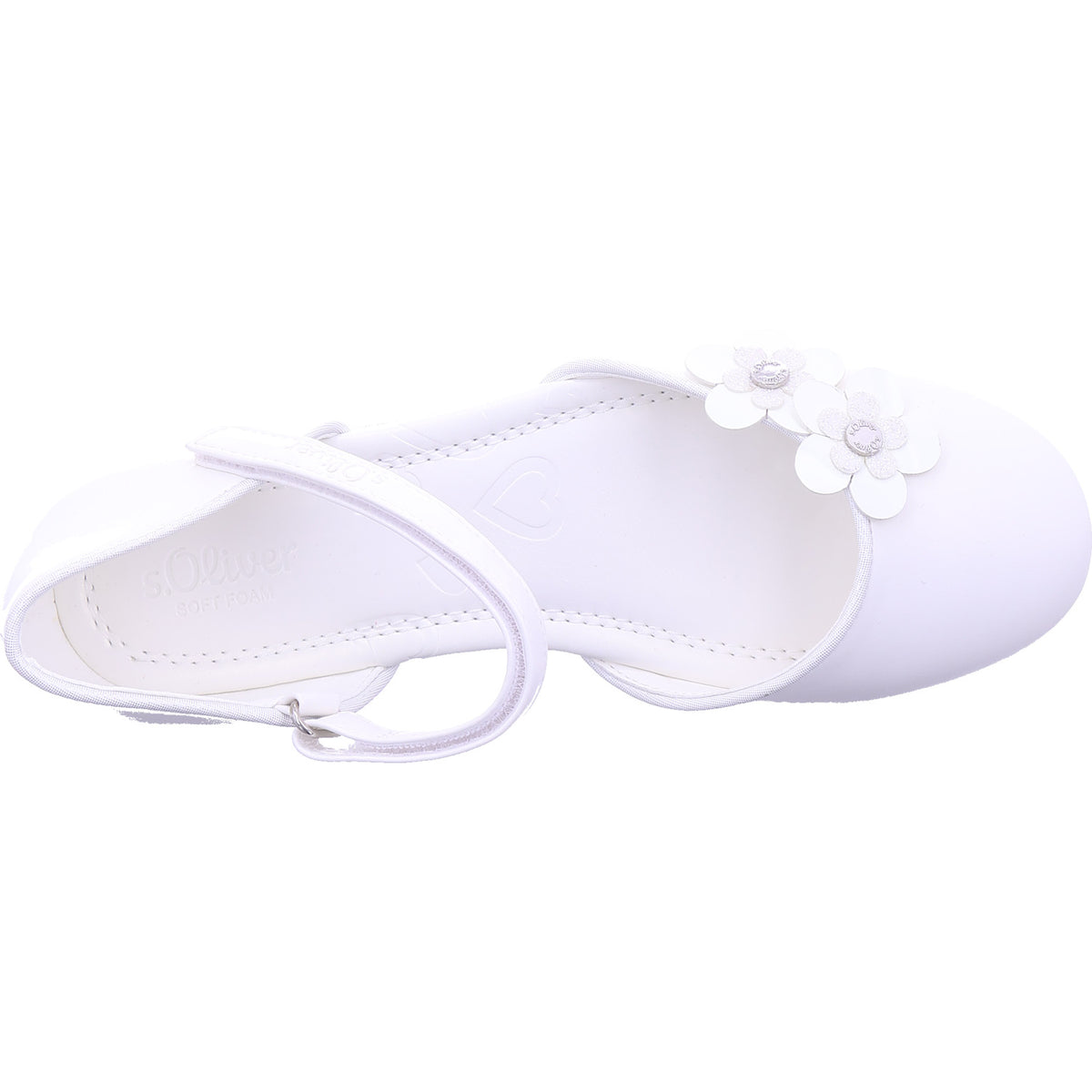 s.Oliver Girls' Ballerina Flats in white