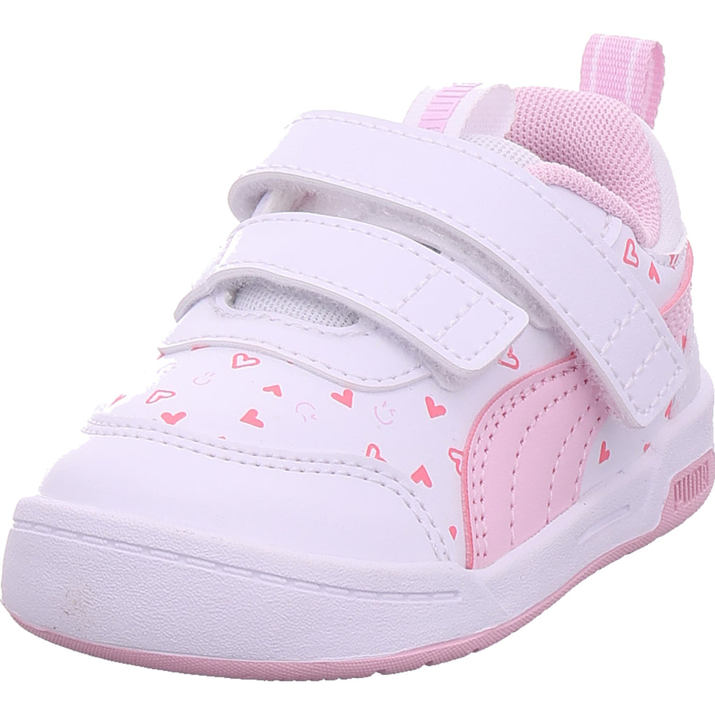 Puma Mädchen Sneaker Multiflex 2 Hearty V In in weiß