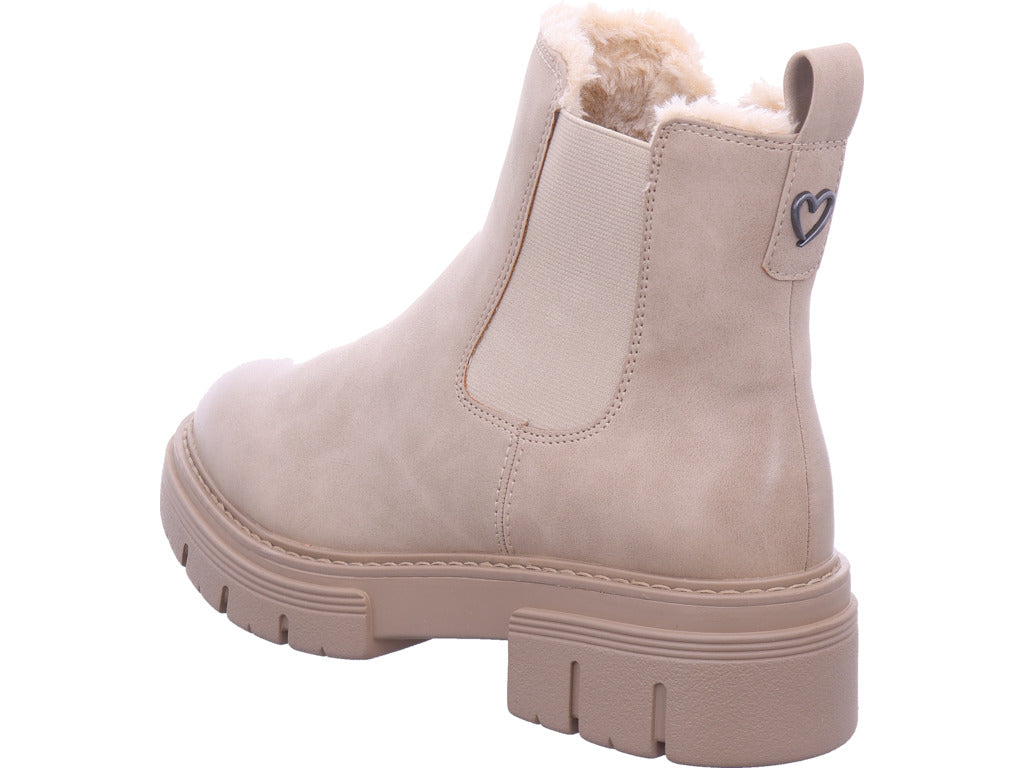 Marco Tozzi Damen Stiefelette  in beige
