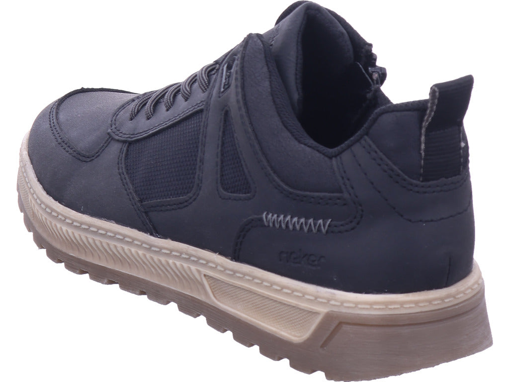 Rieker men's low shoe Hwk men's boots in black