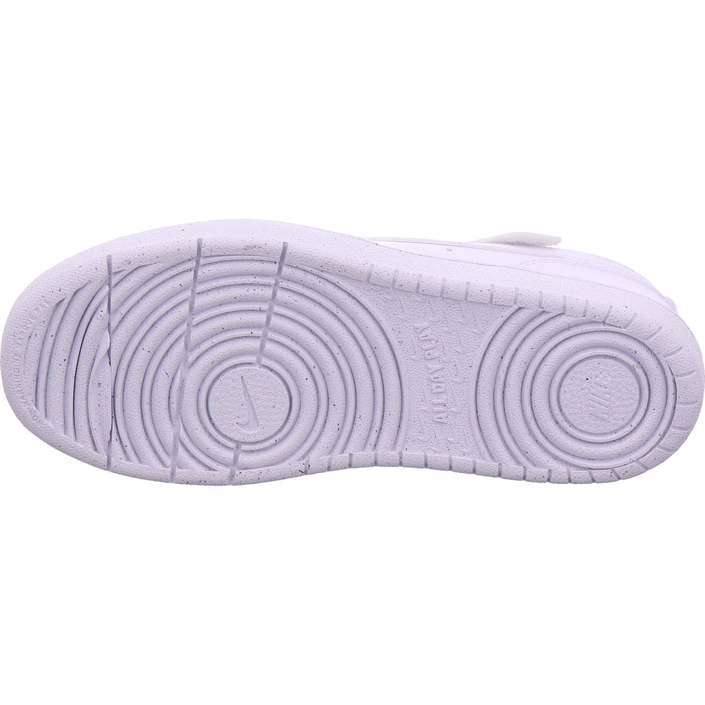 Nike Boys' Court Borough Low Recraft Low-Top Sneaker in White