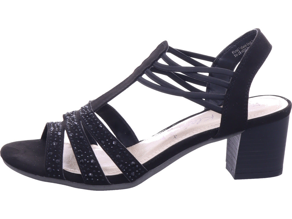 Idana women's sandals in black