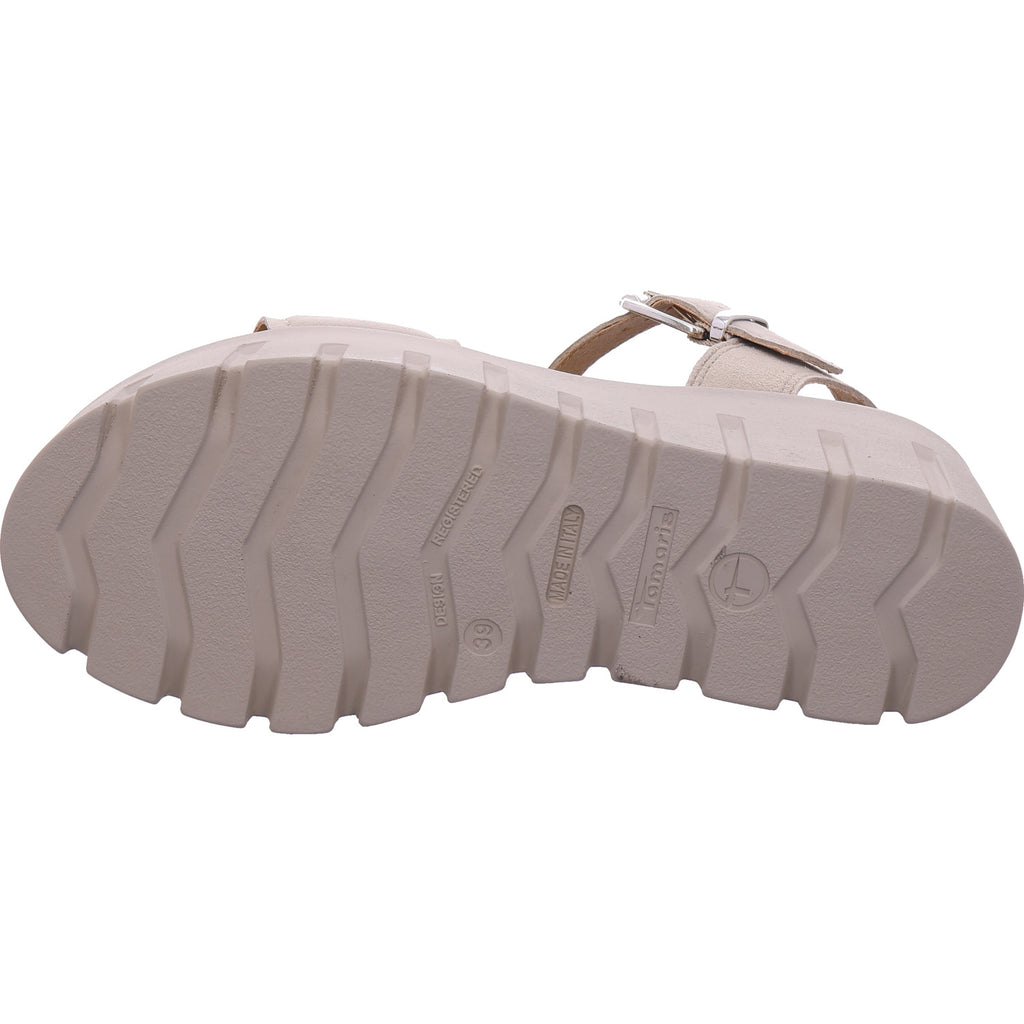 Tamaris Damen Sandalette  in sand-taupe