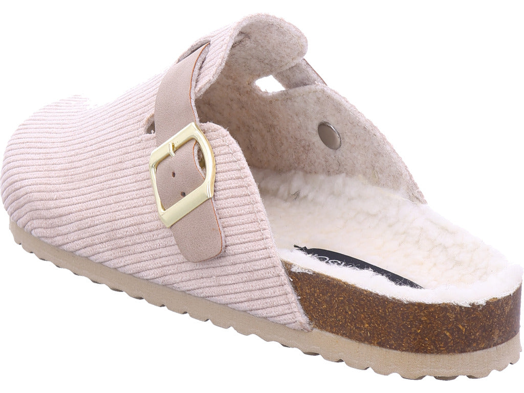 Indigo Damen Pantolette  in beige