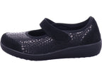 Varomed Damen Ballerina Sevilla Schwarz in schwarz