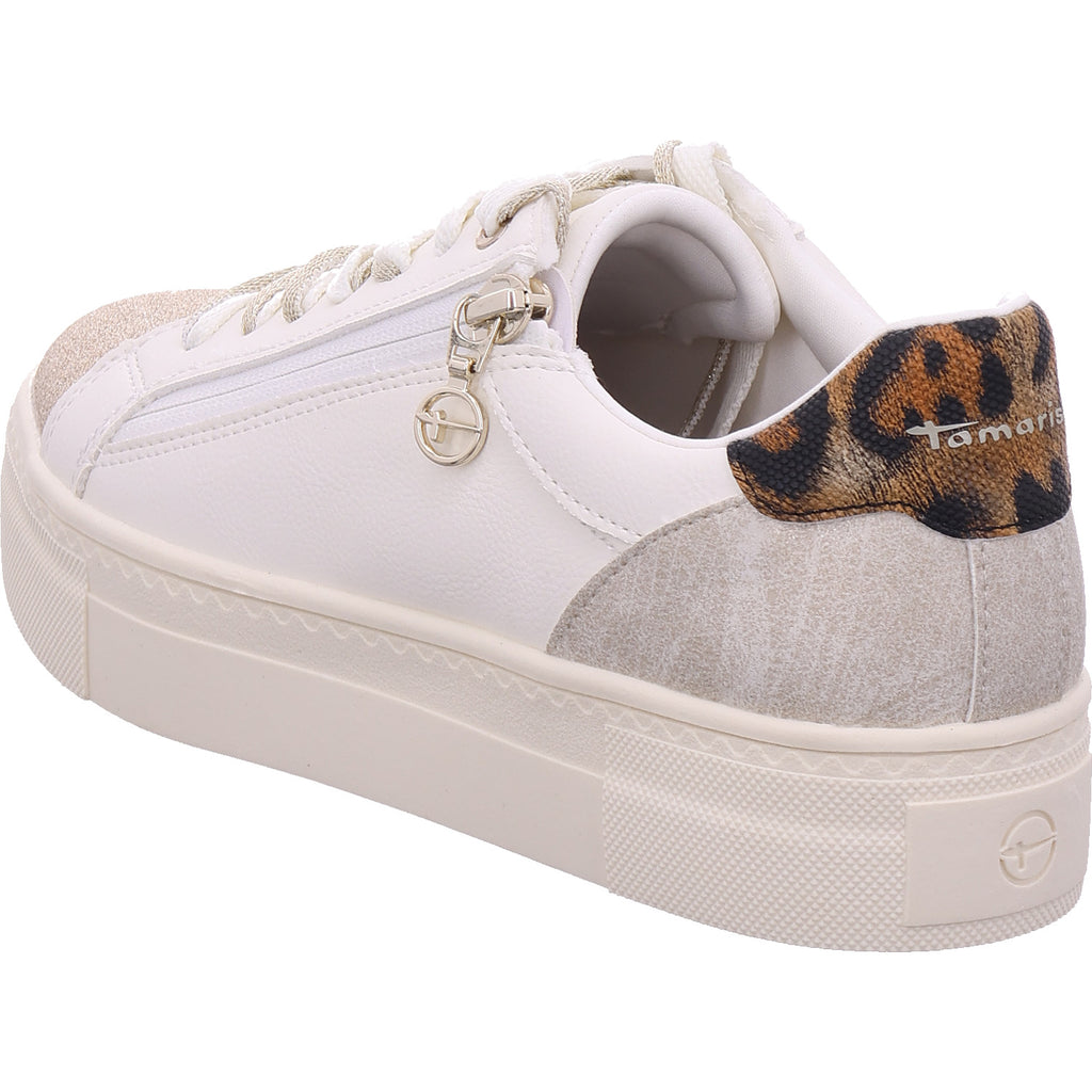 Tamaris women's sneakers in white