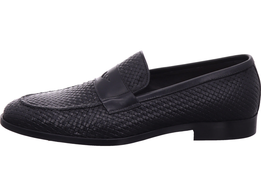 EXTON Herren Slipper  in schwarz