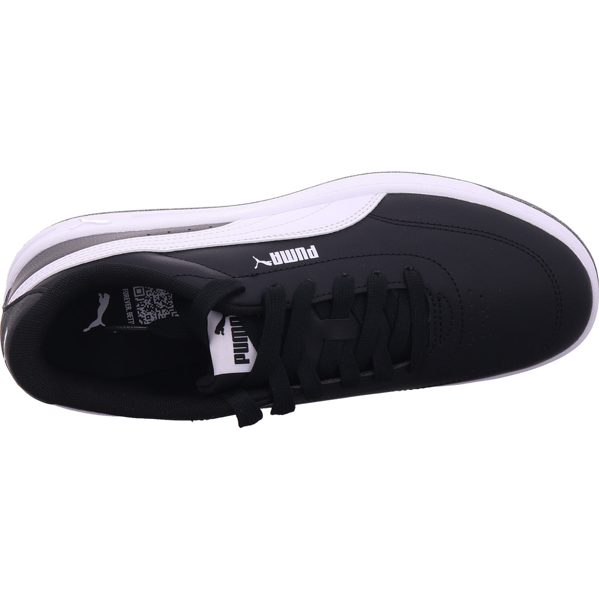 Puma men's Court Classic sneaker in black