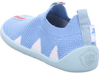 Affenzahn Jungen Barfußschuhe Hausschuh Knit Flinky Hai in blau