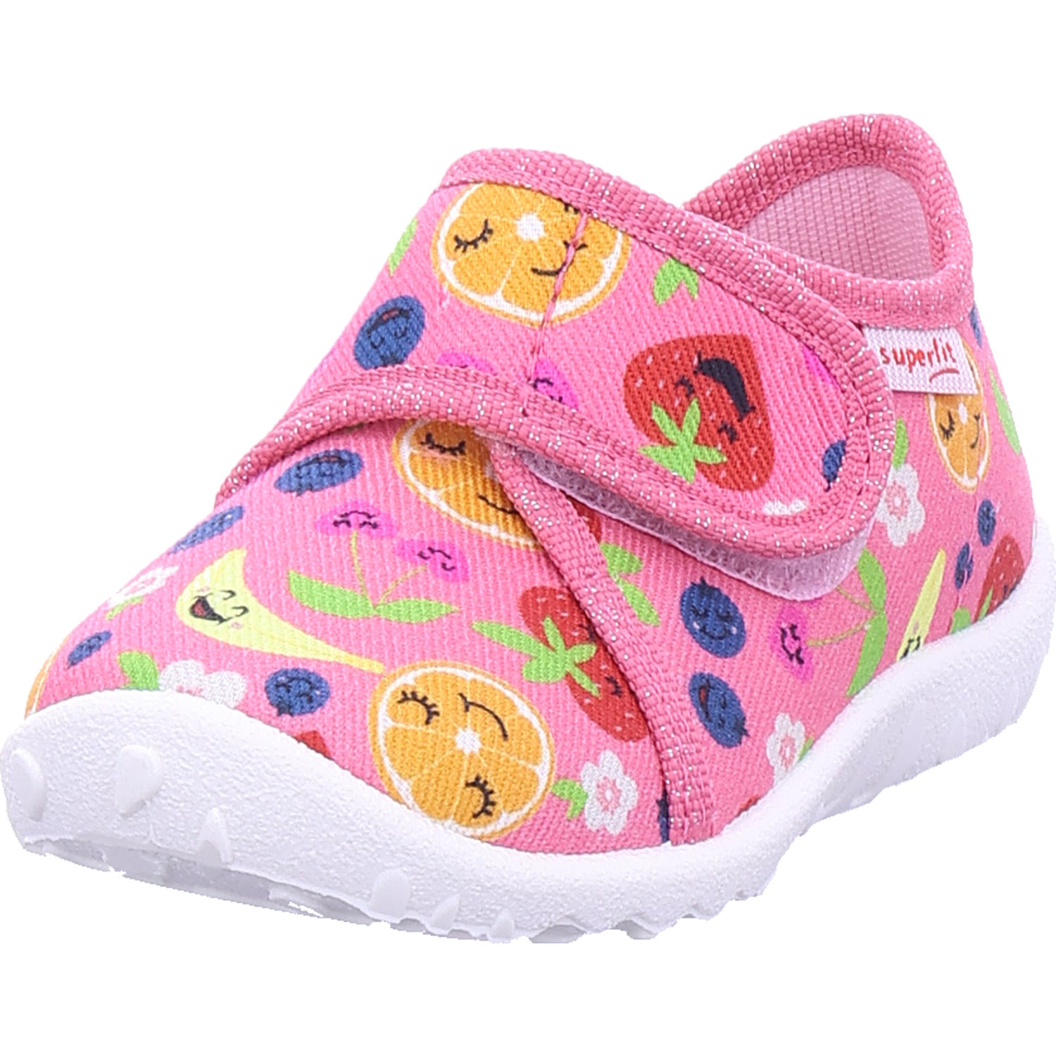 Superfit girls' slipper Spotty in red