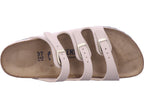 Birkenstock Damen Pantolette Florida Birko Flor in beige