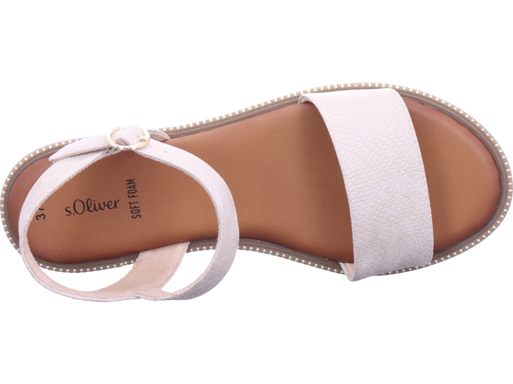 s.Oliver Damen Sandale  in beige