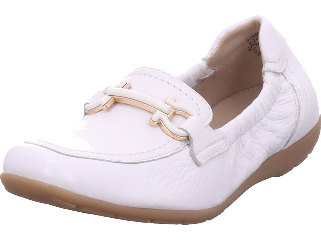 Caprice Damen Slipper  in weiß