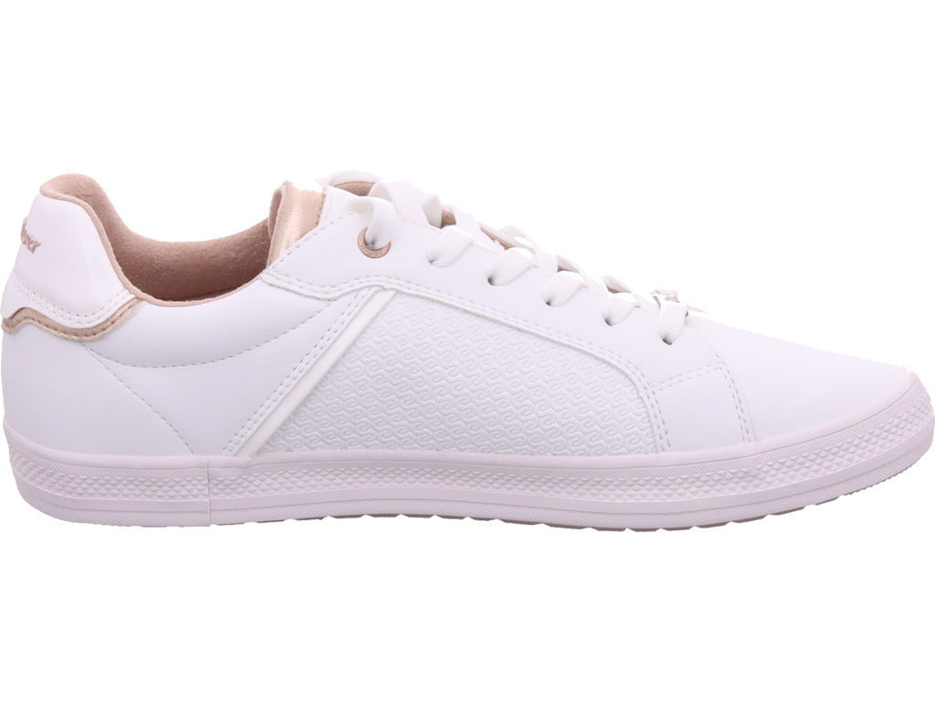 s.Oliver women's sneakers in white