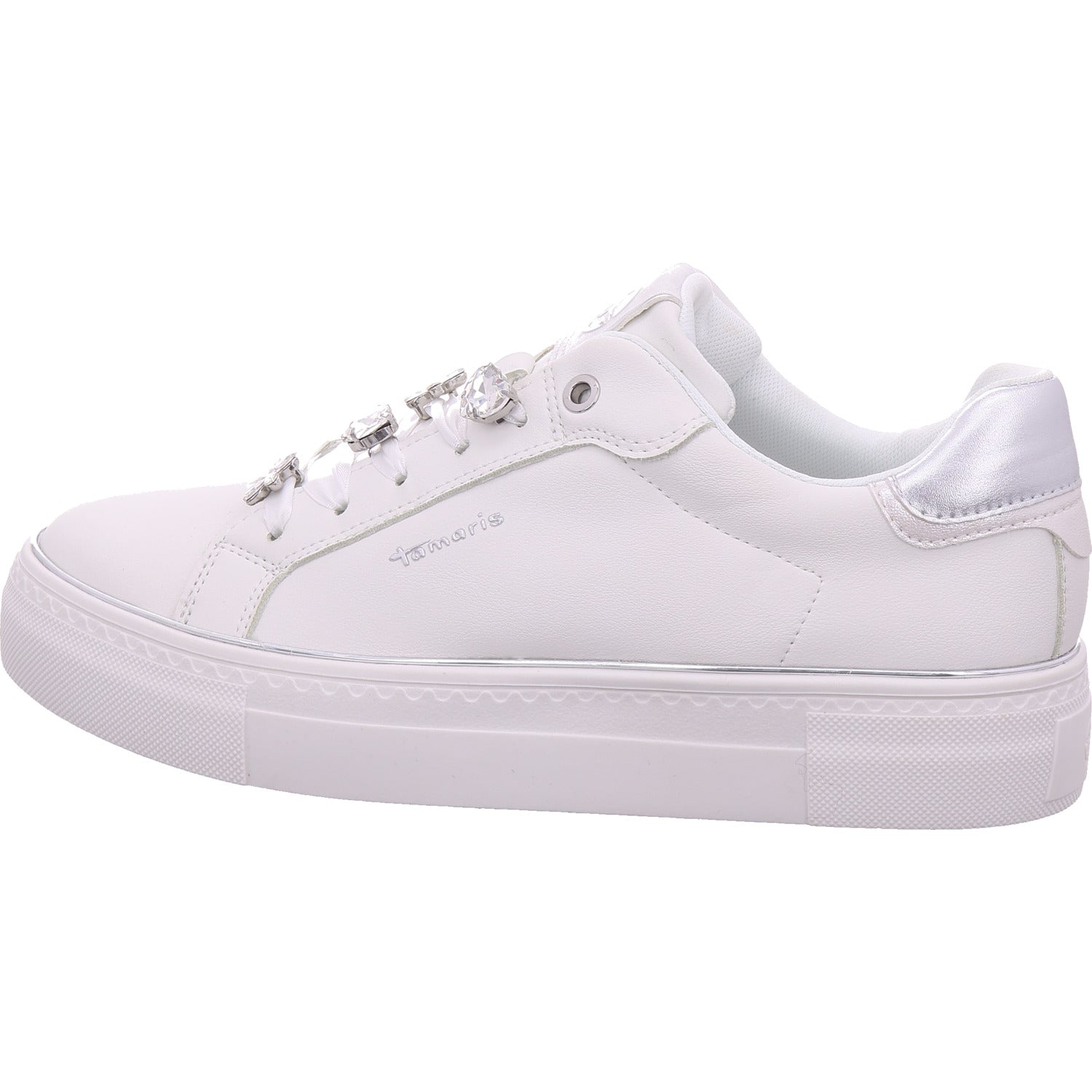 Tamaris women's sneakers in white
