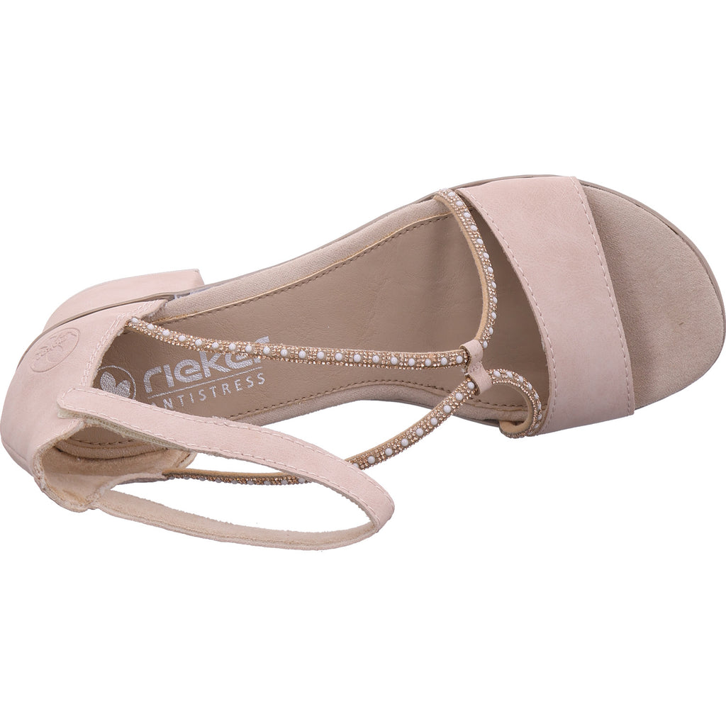 Rieker Damen Sandale  in rose