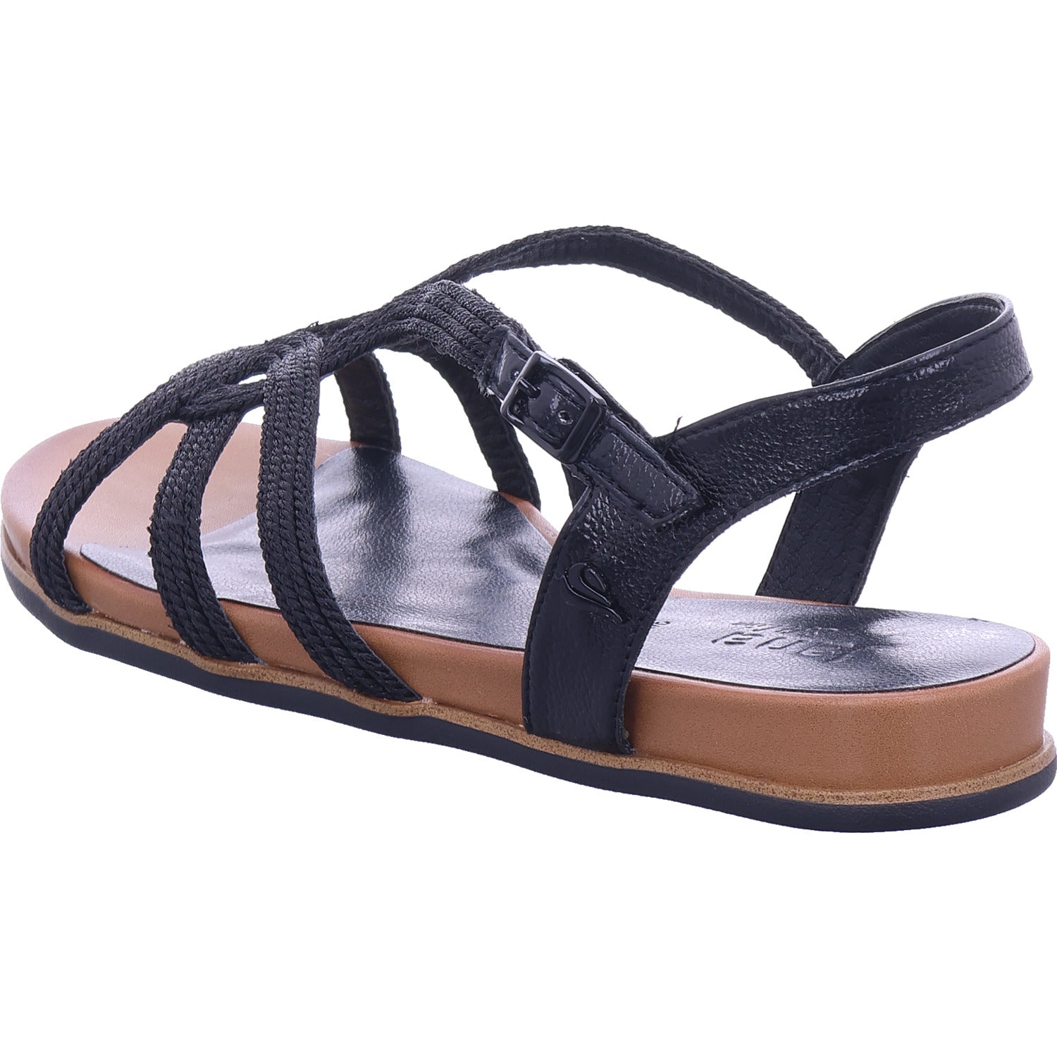 Jana Damen Sandale  in schwarz