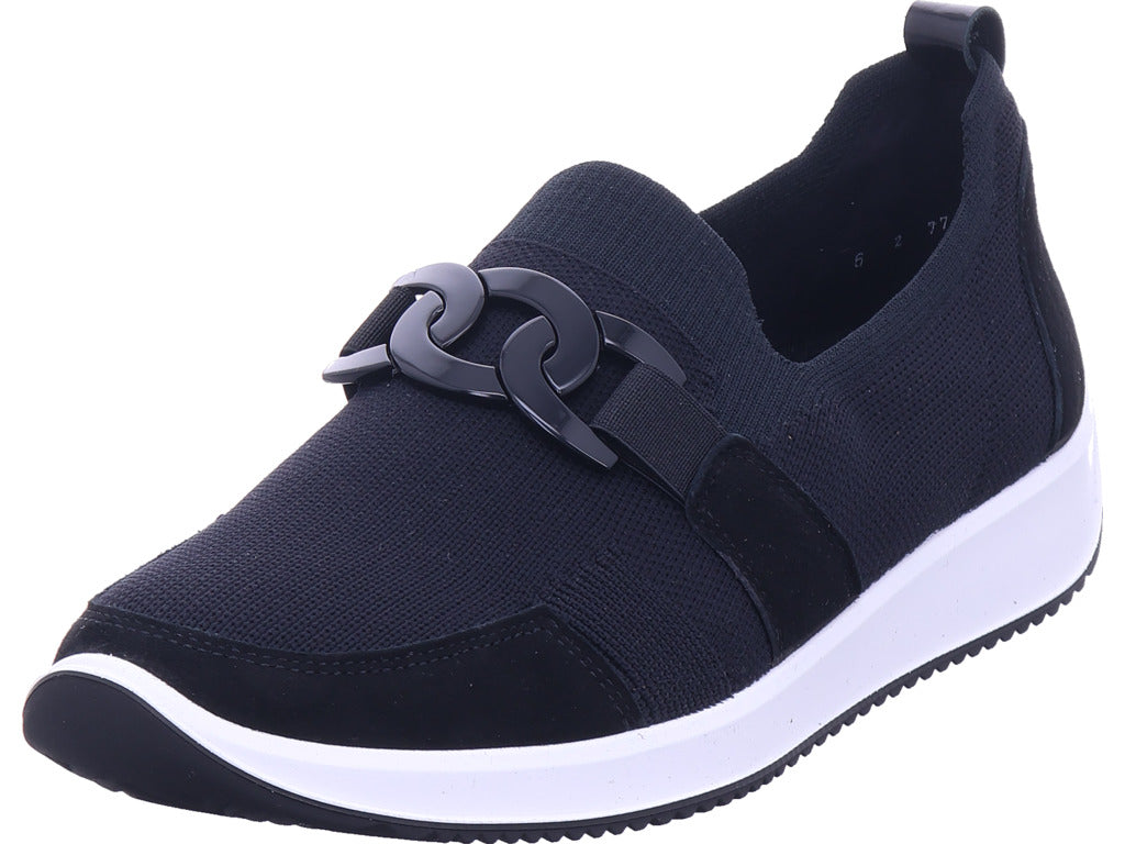 ara Damen Ballerina Lissabon in schwarz