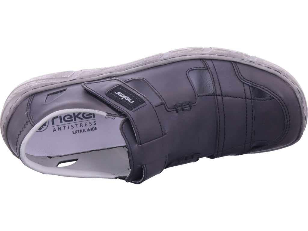 Rieker Men's Slip-On Shoes, Men's Casual Shoes in Grey