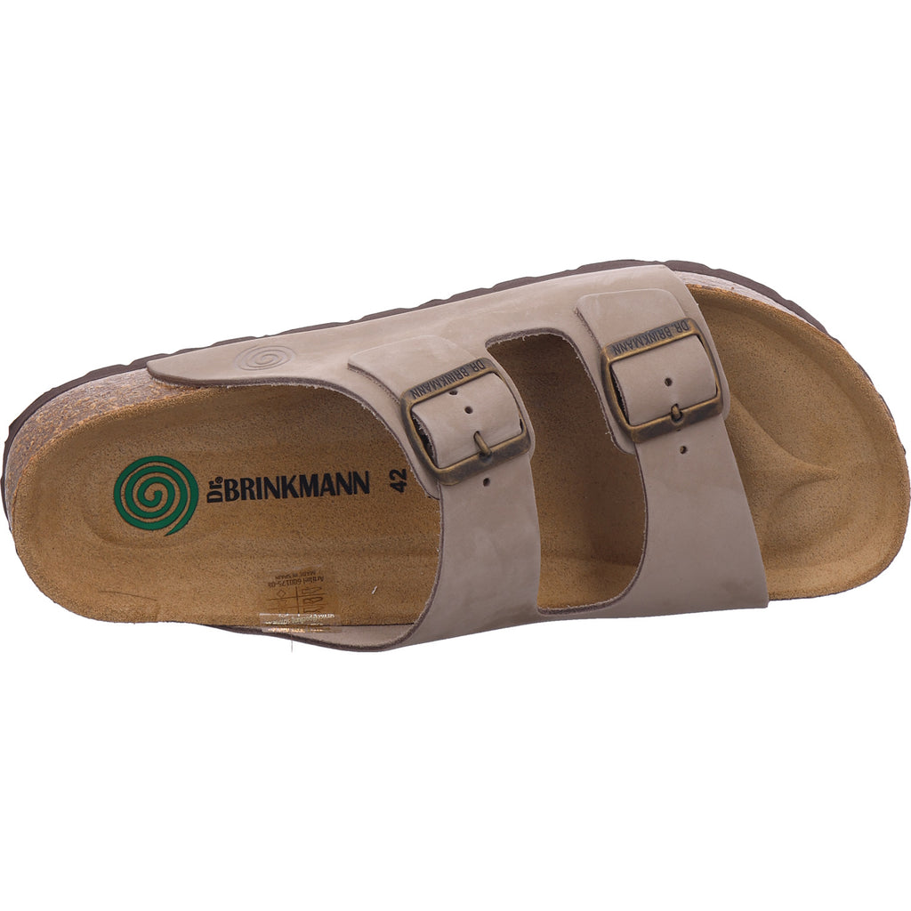 Pölking Herren Pantolette Dr.brinkmann in sand-taupe