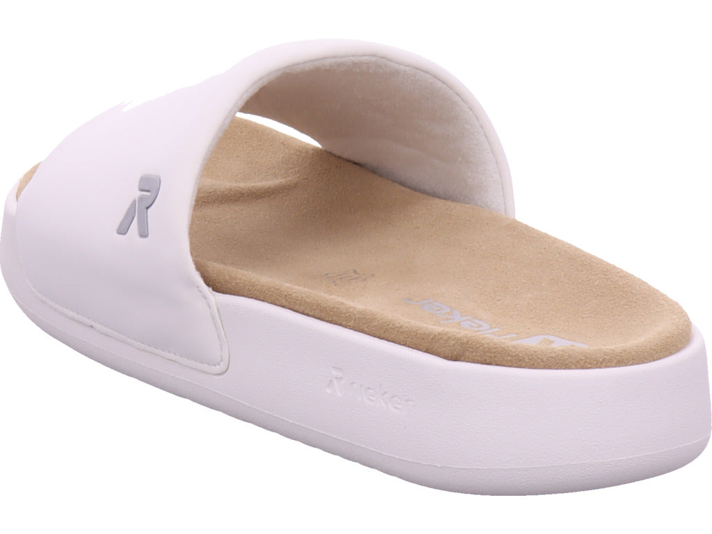 Rieker Women's Mule Fsk Women's Sandals in white