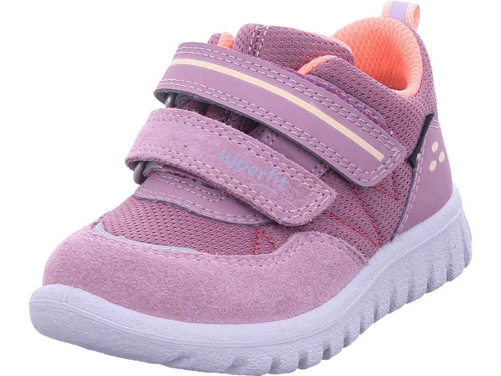 Superfit Girls' Sport7 Mini First Walking Shoe in Rose