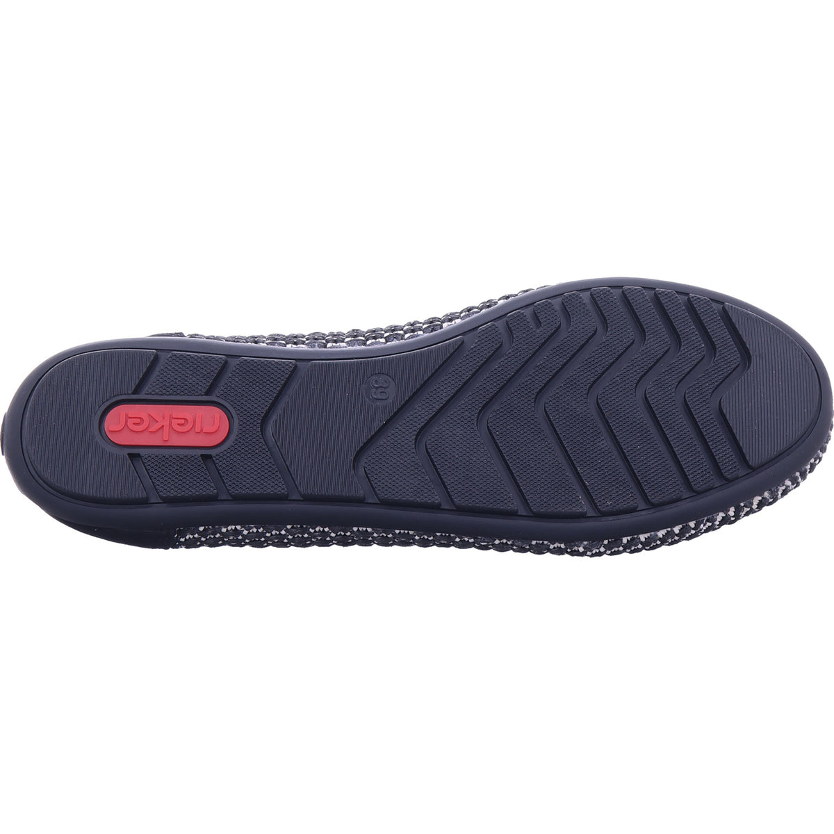 Rieker Damen Ballerina  in schwarz