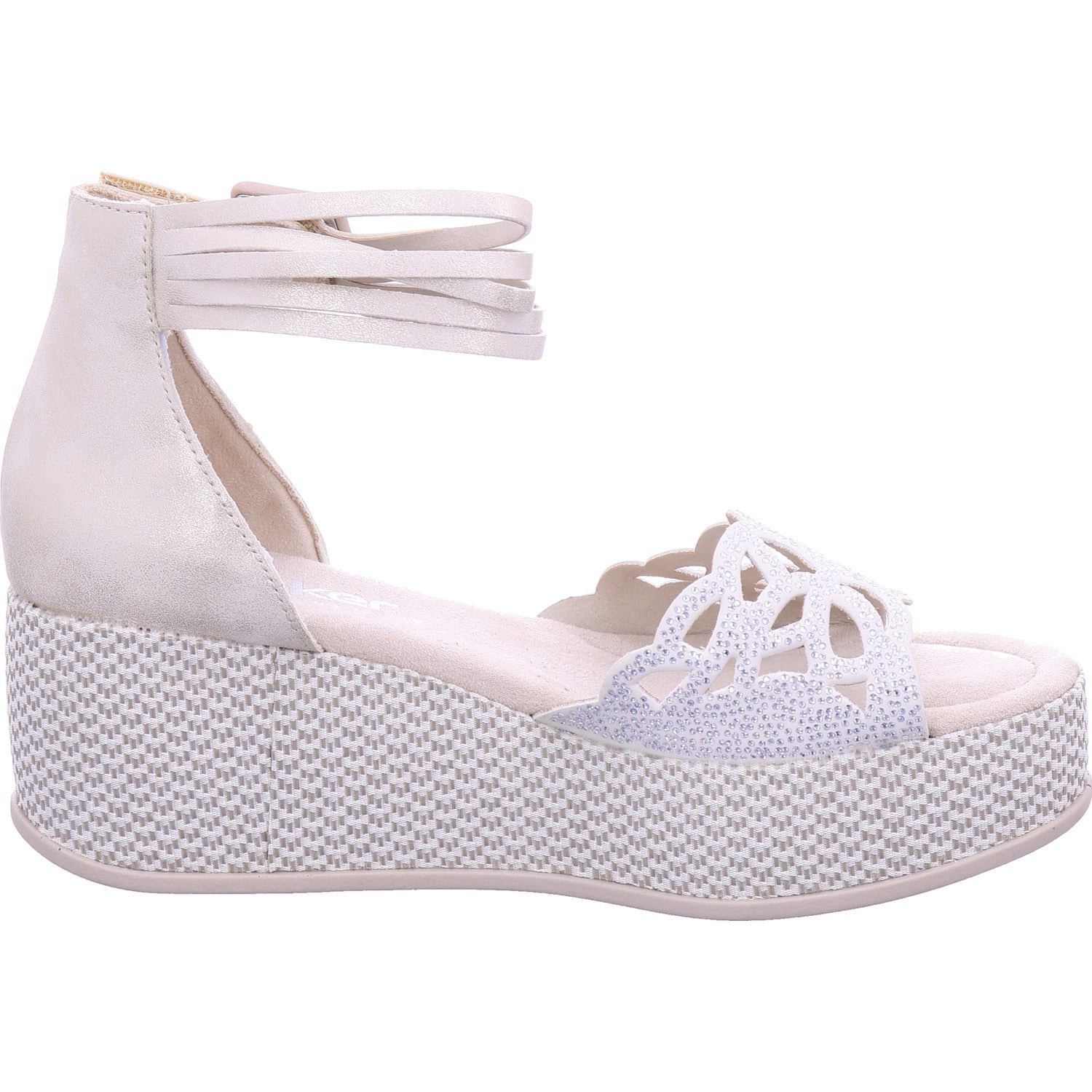 Rieker Damen Sandalette  in beige