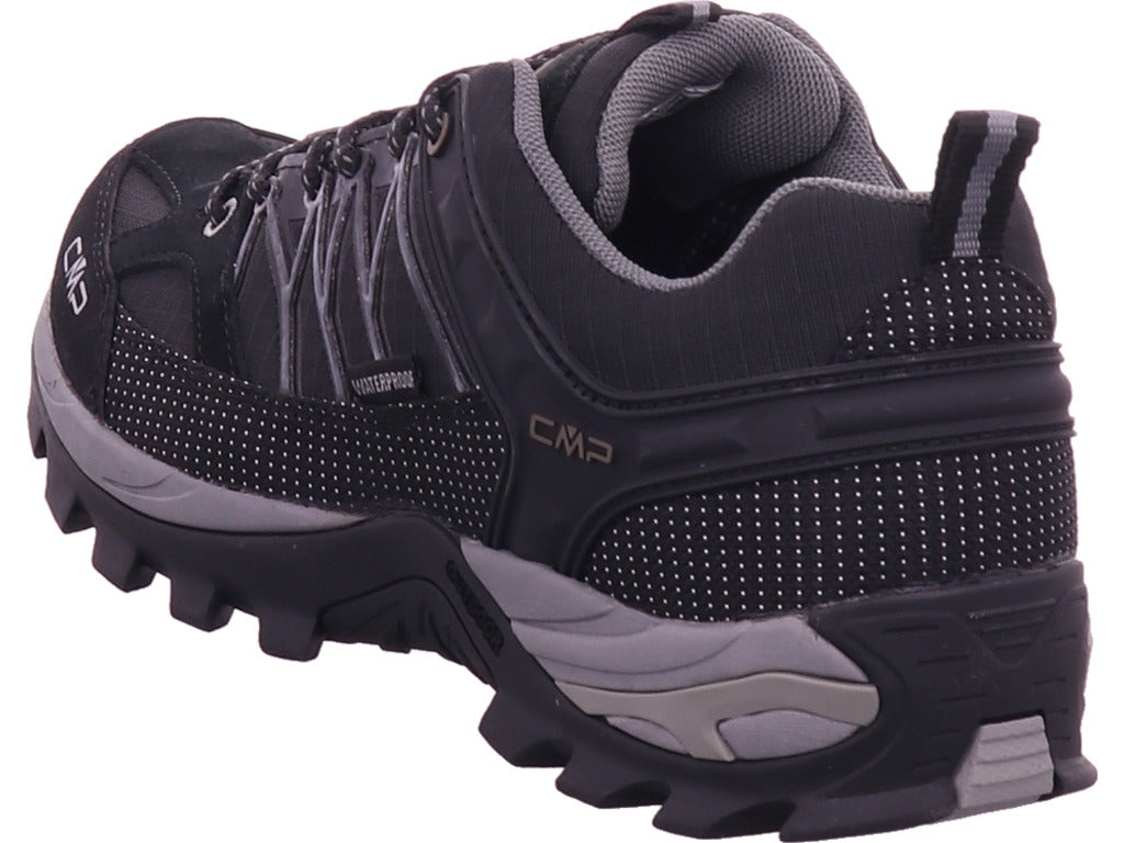 CMP Herren Wanderschuhe Rigel Low Trekking Shoe Wp in schwarz
