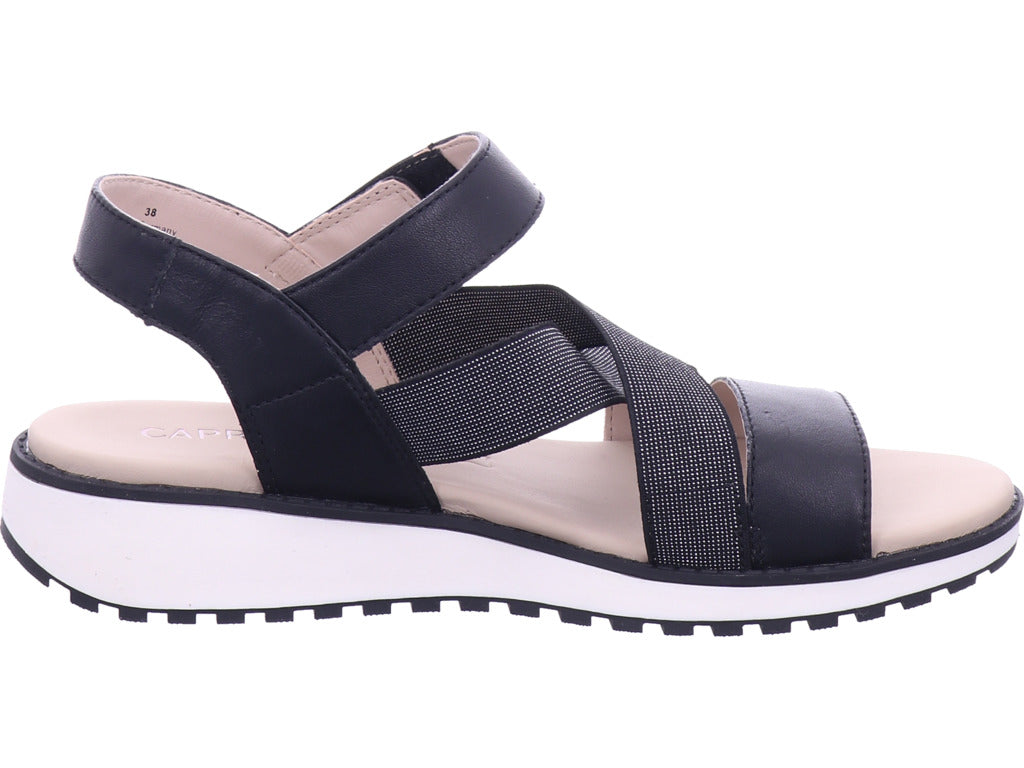 Caprice Damen Sandalette Women Sandals in schwarz