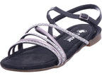 Rieker Damen Sandalette Fsk Damen Sandalen in schwarz